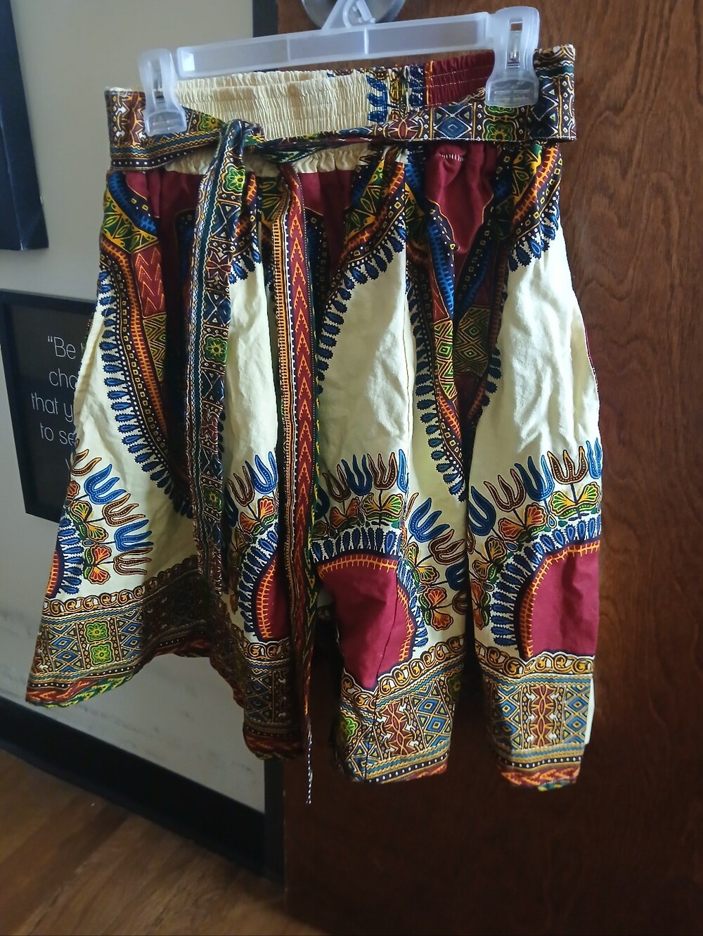 NWOT/ NF African print mini skirt
